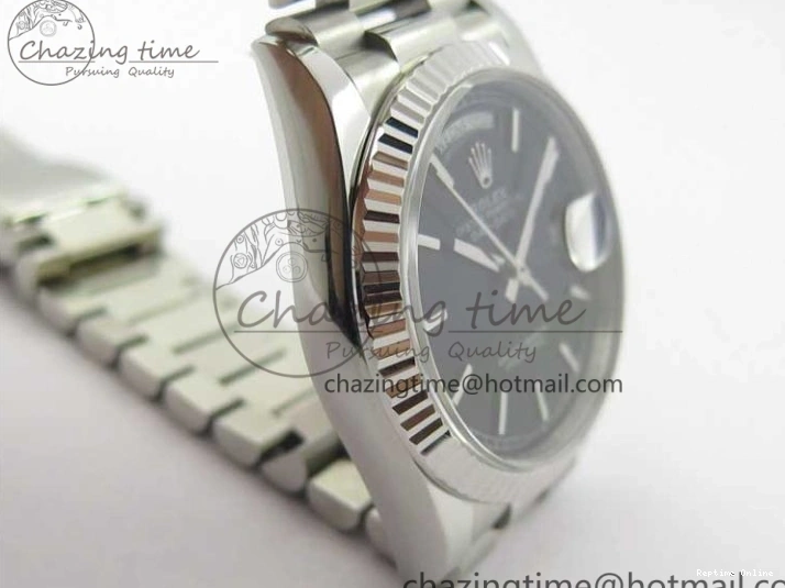 1229 Day-Date 36 SS 128239 Bp Maker Best Edition Black Dial on President Bracelet TimelessDesign 3151